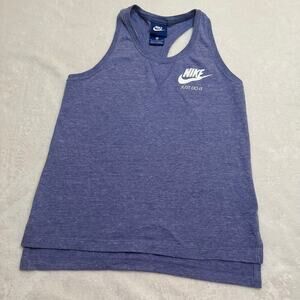 Nike Girls Tank Top sz M Racerback Sleeveless Top Nike Logo Tank